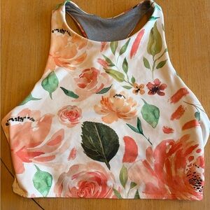 The BE Brand floral sports top/bra size small